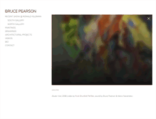 Tablet Screenshot of brucepearsonstudio.com